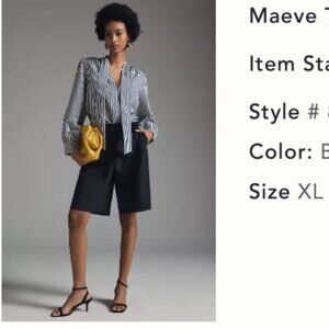 Maeve Tie-Neck Blouse